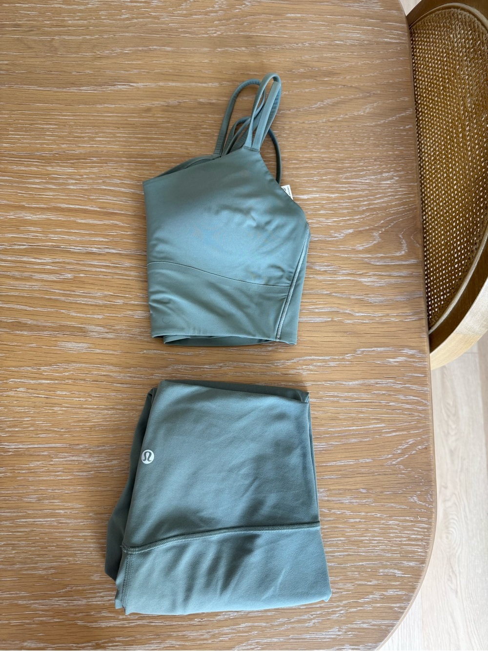 lululemon align pants 25” and like a cloud bra set